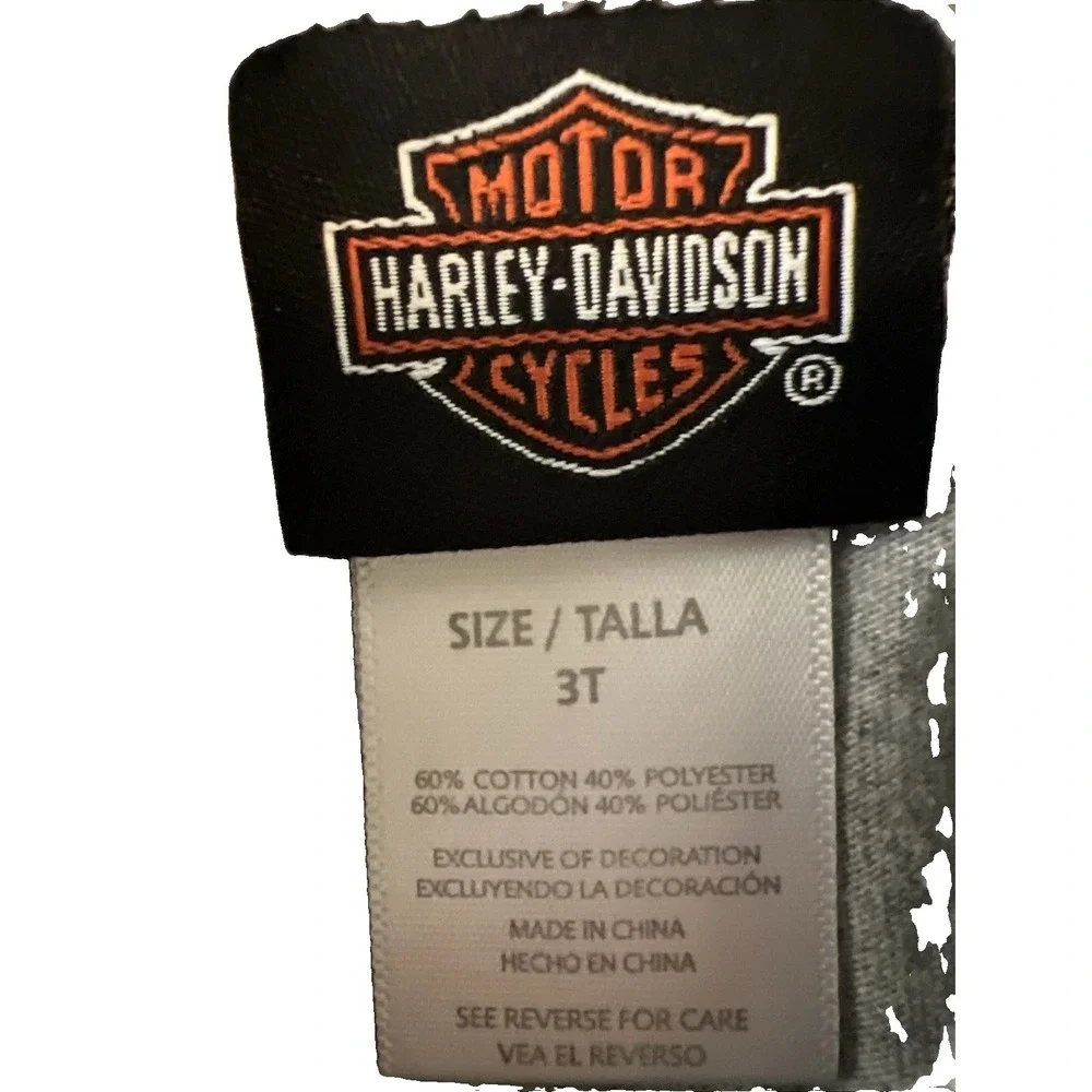 Harley Davidson 3t T Shirt Boys